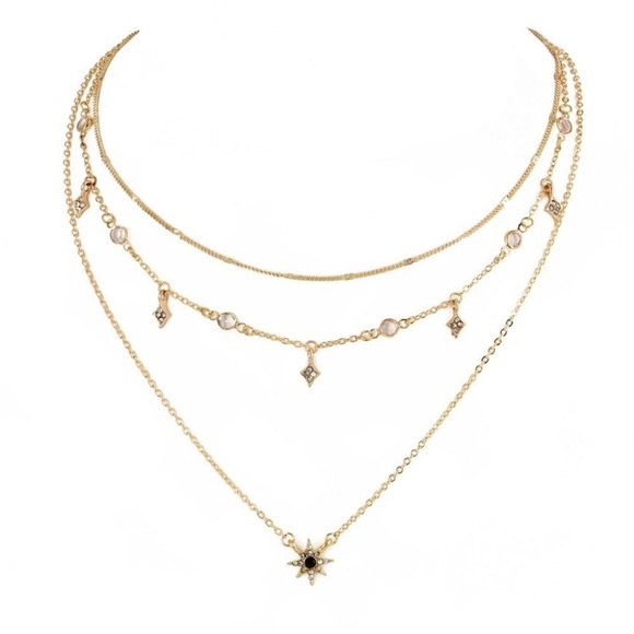 ❗️LAST❗️Delicate Star Layered Choker - Picture 2 of 3